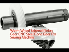 Roue de ver Externe engrenage à broche CNC engrenage à cône en acier pour machine à coudre