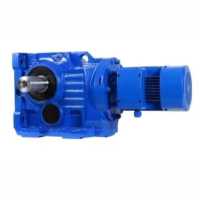 Réducteur de vitesse industriel engrenage à bourdon hélicoïdal 90 degrés moteur à angle droit engrenage à bourdon spirale