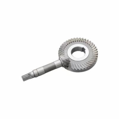 Polisseur Spirale hélicoïde Hypoid Bevel Gear Set Forgé Casting Crown Bevel Pinion pour la machine de polissage des bords