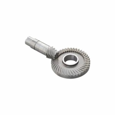 Polisseur Spirale hélicoïde Hypoid Bevel Gear Set Forgé Casting Crown Bevel Pinion pour la machine de polissage des bords