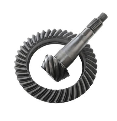 Ensemble d'engrenages hypoïdes en spirale petit module engrenage à bille avec surface dentaire dure pour boîte de vitesses à 90 degrés
