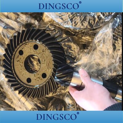 Ensemble d'engrenages à bourdon en spirale de haute précision pour les systèmes d'entraînement industriels à angle droit